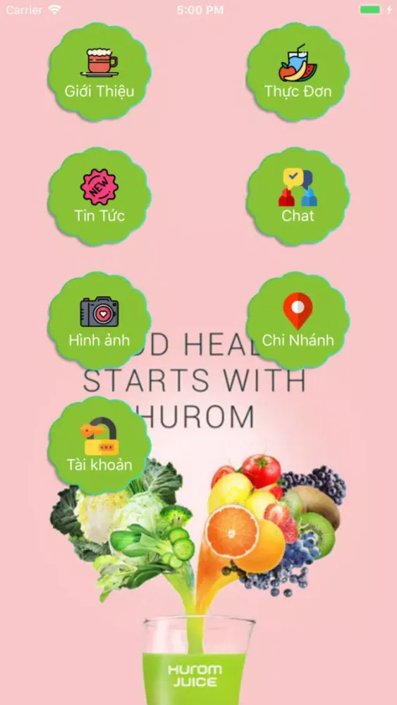 Hurom Juice Screenshots