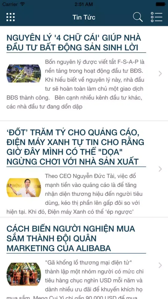 Captures d'écran de Trung Tam Dao Tao