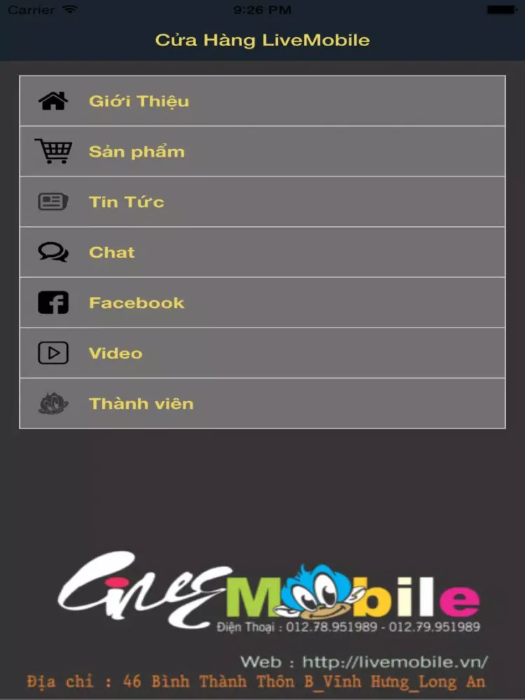 Cửa Hàng LiveMobile iPad  Screenshots