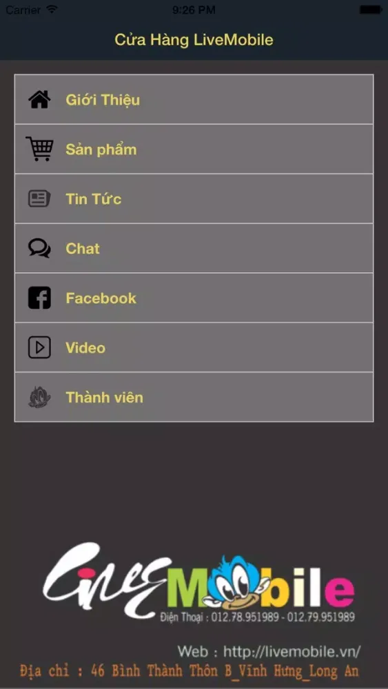 Cửa Hàng LiveMobile Screenshots