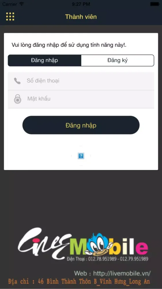 Cửa Hàng LiveMobile Screenshots