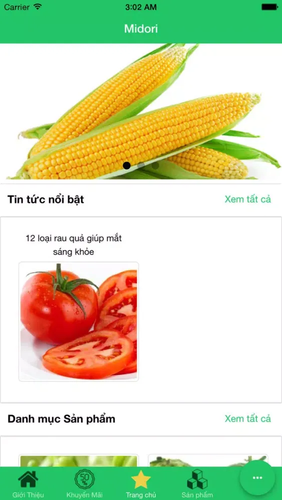 Tangkapan skrin Vuon cua TeraApp