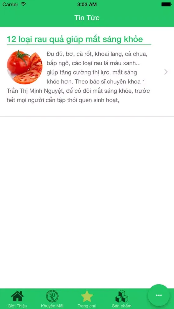 Tangkapan skrin Vuon cua TeraApp