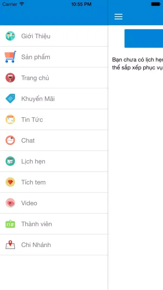 Capturas de tela do Yến Tiệc Food