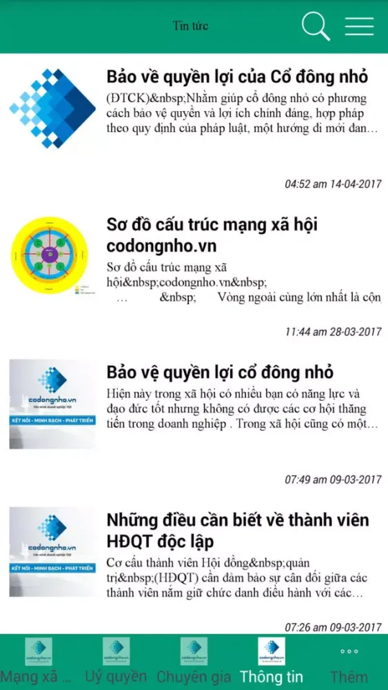 codongnho.vn Screenshots