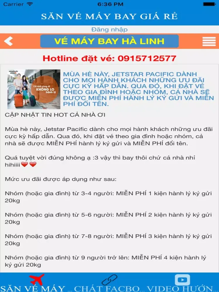 Săn Vé Máy Bay Giá Rẻ iPad  スクリーンショット