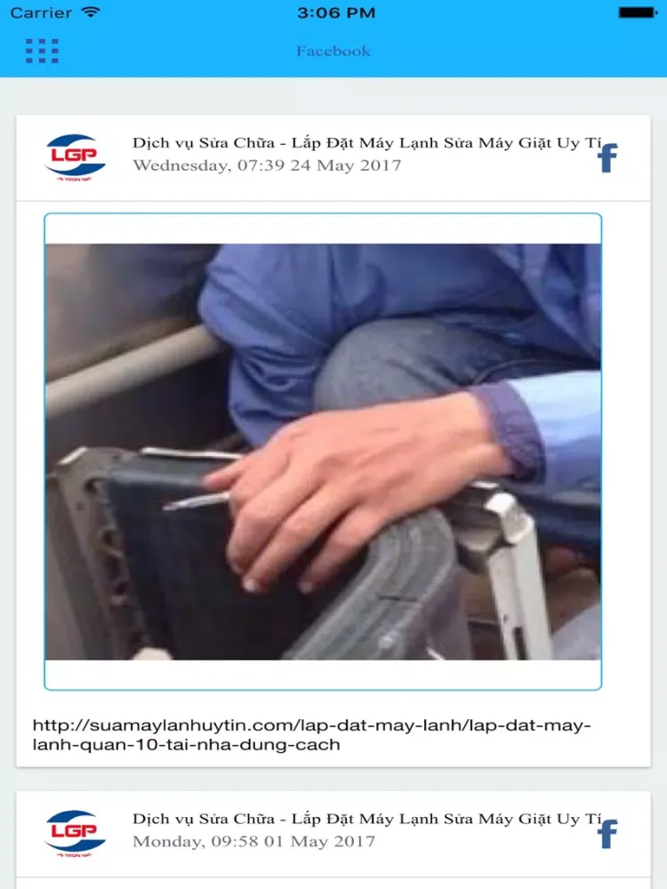 Скриншоты Công Ty Cơ Điện Lạnh Lê Gia Phát iPad 