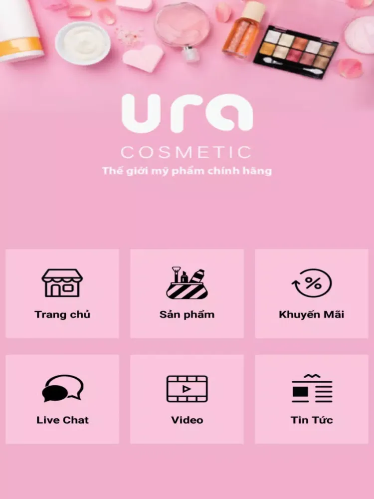 Zrzuty ekranu Ura Cosmetic iPad 