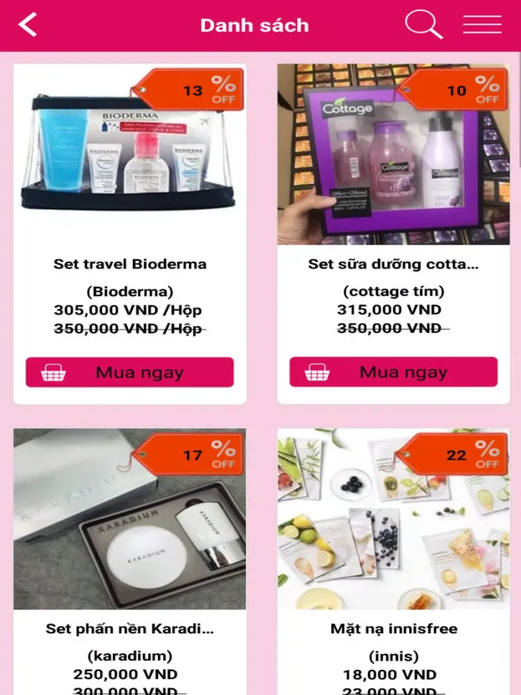 Zrzuty ekranu Ura Cosmetic iPad 