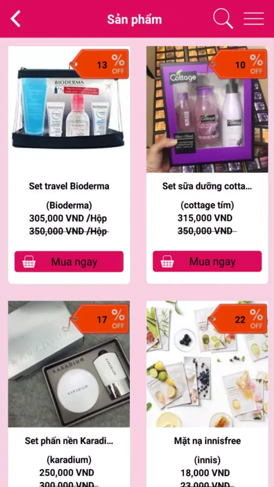 Zrzuty ekranu Ura Cosmetic