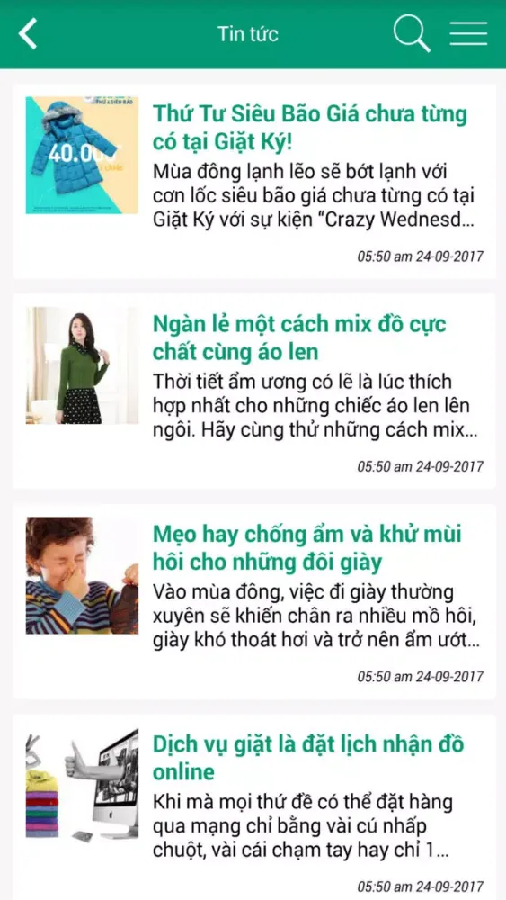 Giặt Ký سکرین شاٹس