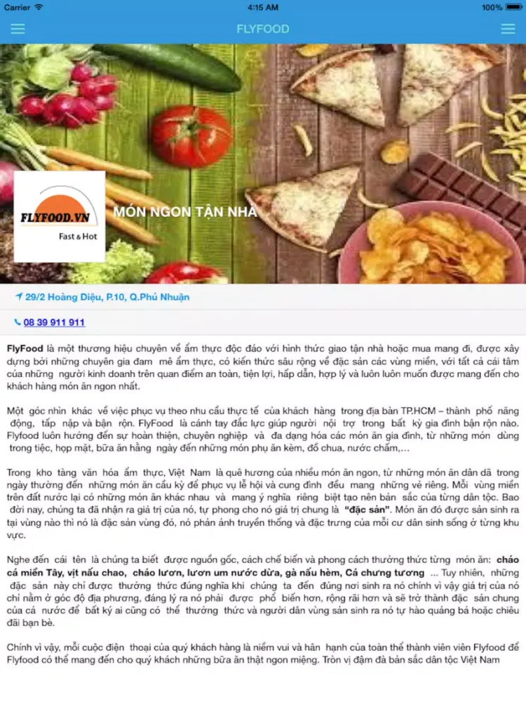 تصاویر MÓN NGON TẬN NHÀ iPad 