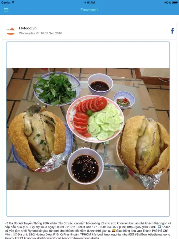 تصاویر MÓN NGON TẬN NHÀ iPad 