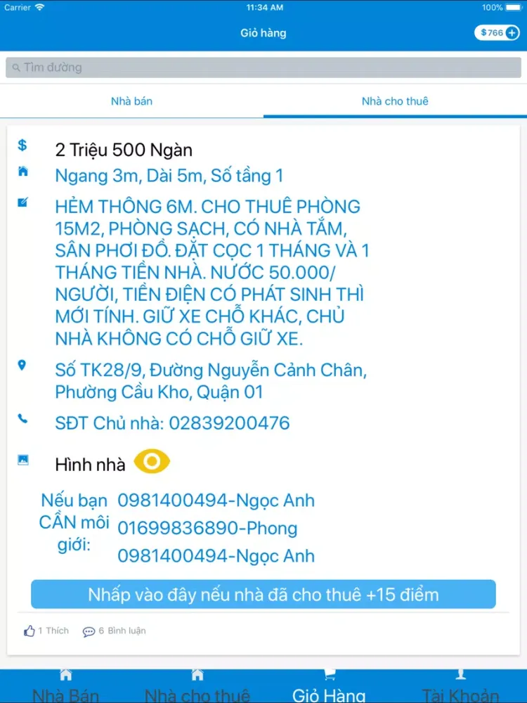 Chủ Nhà Bán iPad  স্ক্রিনশট