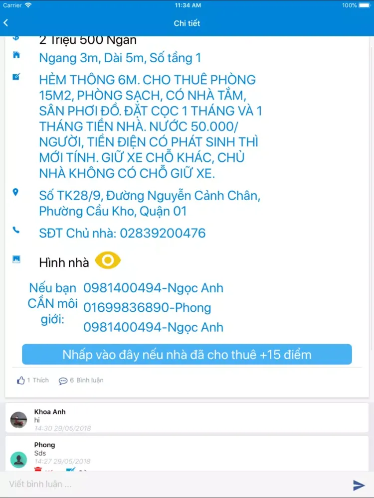 Chủ Nhà Bán iPad  স্ক্রিনশট