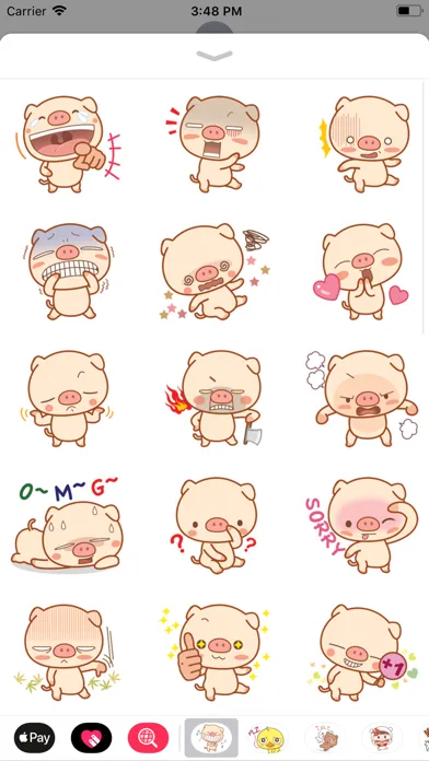 Ảnh chụp màn hình của Piggy Pig Sticker