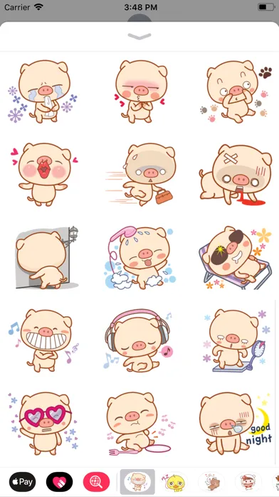 Ảnh chụp màn hình của Piggy Pig Sticker