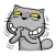 Crazy Cat Sticker