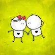 Love Couple Cute Sticker