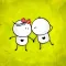 Love Couple Cute Sticker