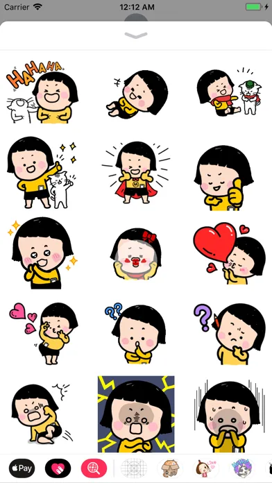 Screenshot di MiMi - Little Girl Stickers