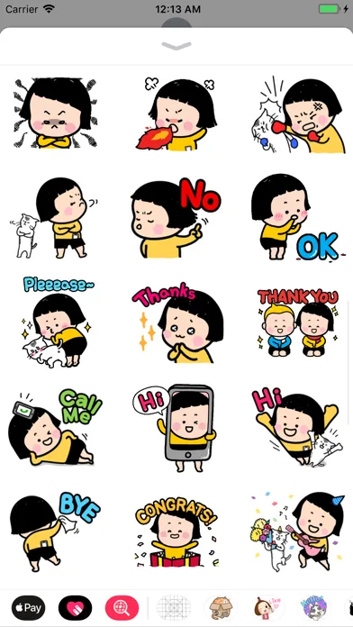Screenshot di MiMi - Little Girl Stickers
