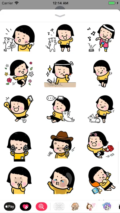 Screenshot di MiMi - Little Girl Stickers