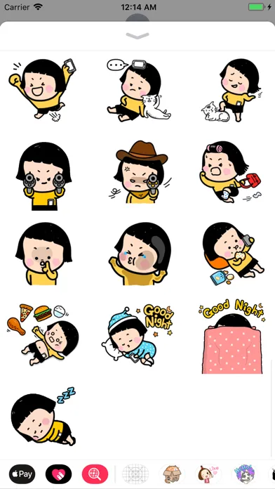 Screenshot di MiMi - Little Girl Stickers