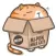 Fat Cat Sticker