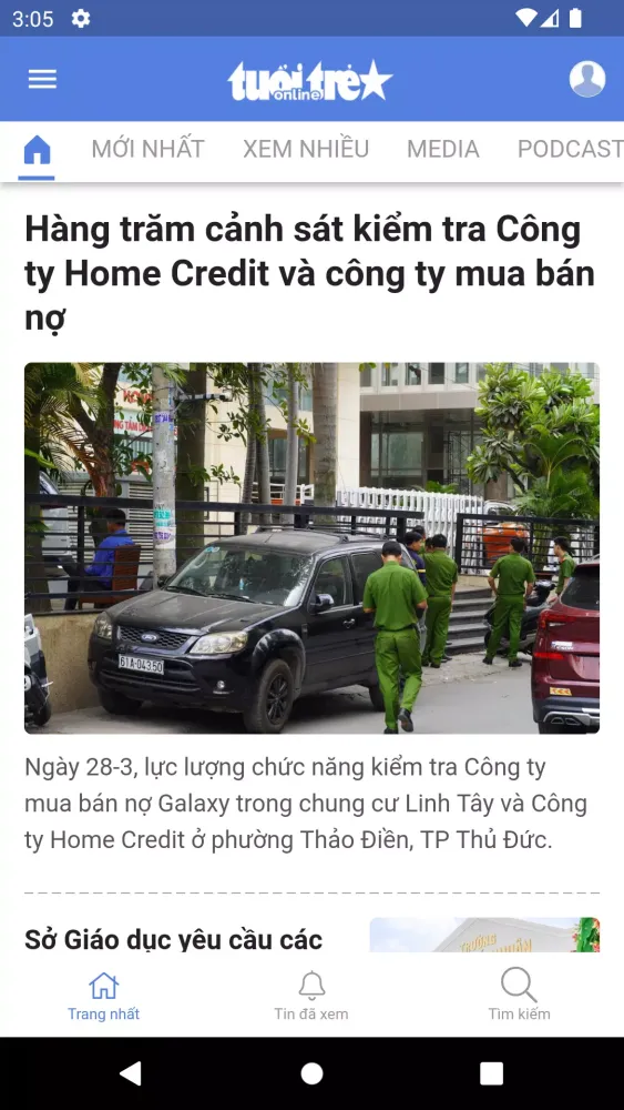 Tuổi Trẻ Online Screenshots