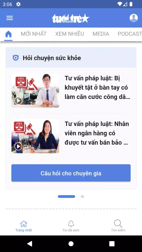 Tuổi Trẻ Online Screenshots