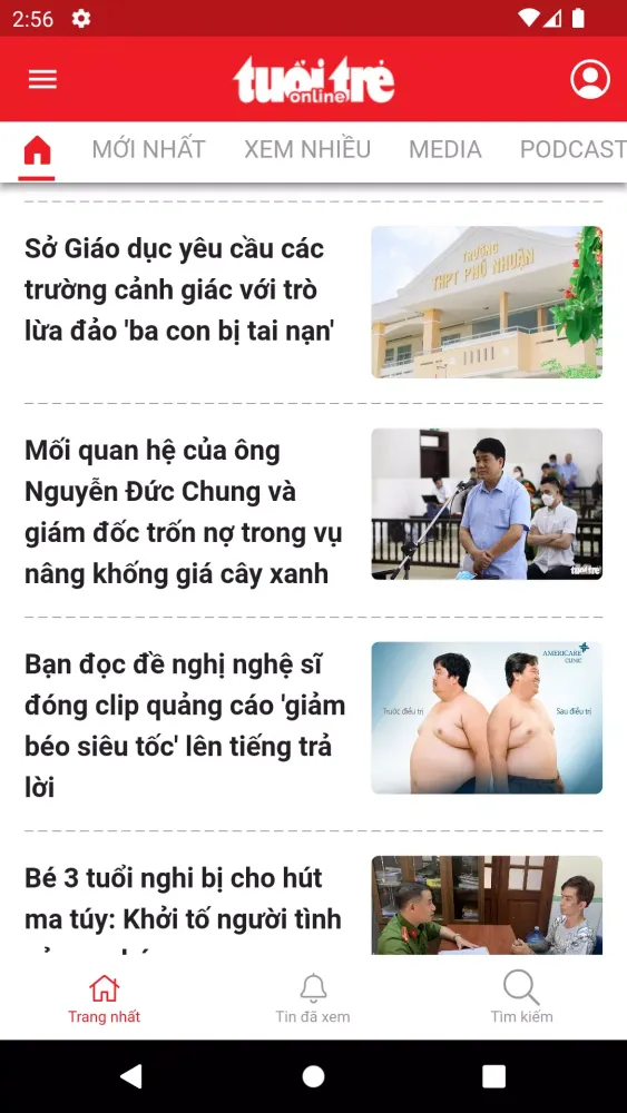 Tuổi Trẻ Online Screenshots