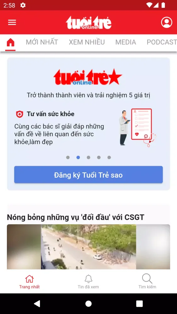 Tuổi Trẻ Online Screenshots