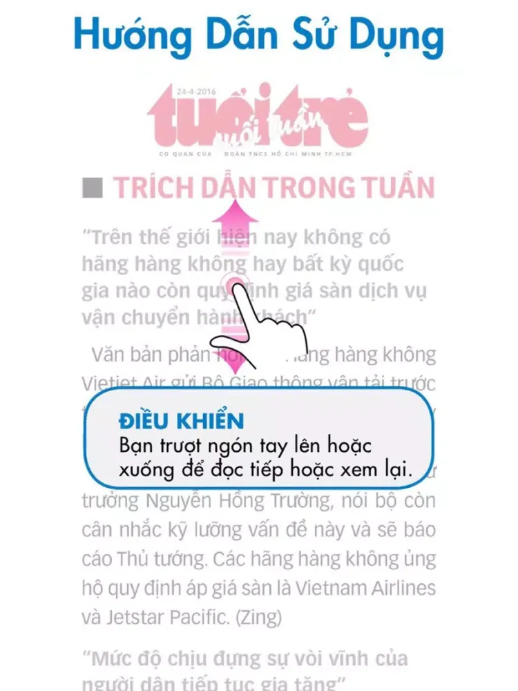 Capturas de pantalla de Tuổi Trẻ Xem Nghe Đọc iPad 