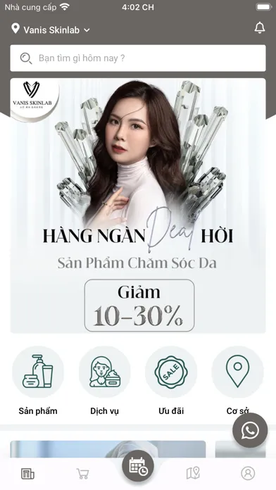 Tangkapan layar Vanis Skinlab