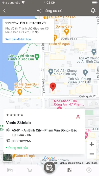 Tangkapan layar Vanis Skinlab