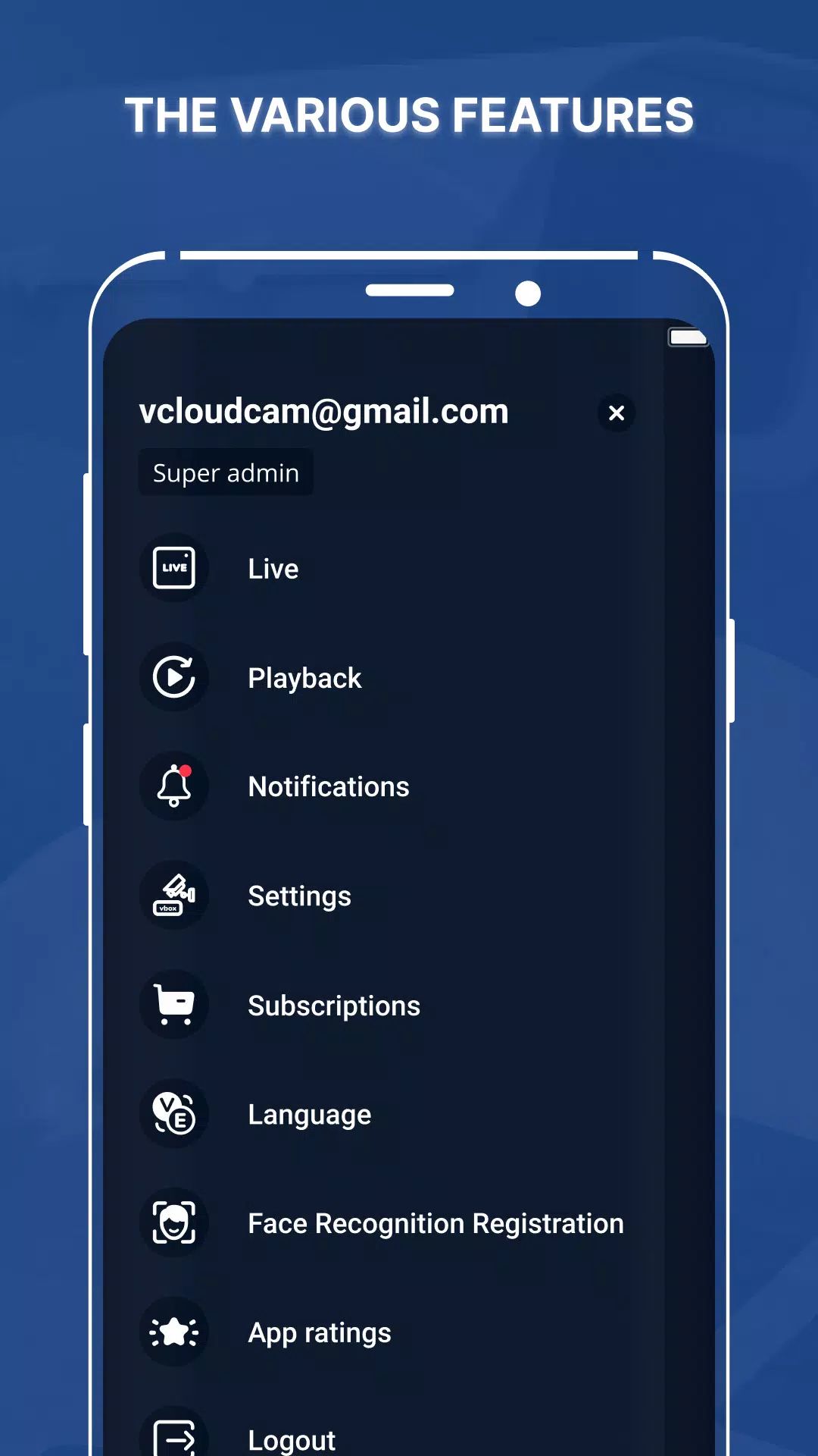 vCloudcam Screenshots