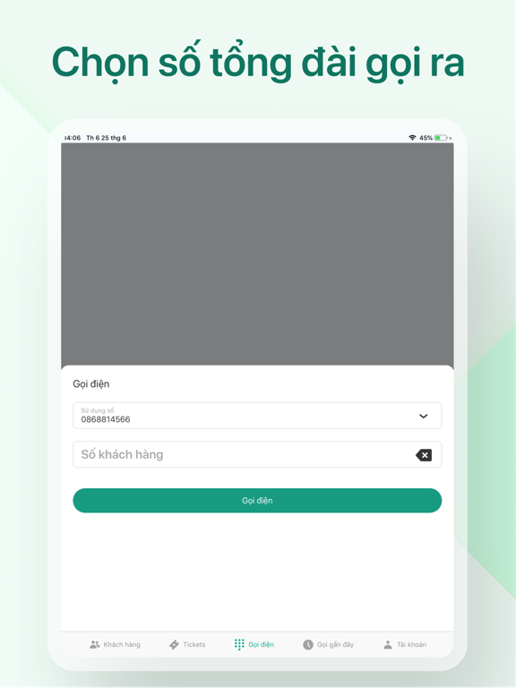 Capturas de pantalla de Fastcall - Tổng đài 4.0 iPad 
