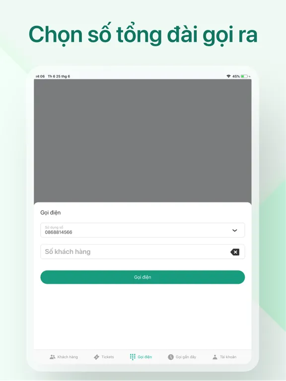 Fastcall - Tổng đài 4.0 iPad  Screenshots