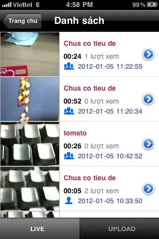 Capturas de pantalla de iLive