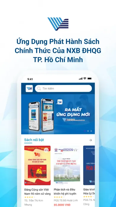 ภาพหน้าจอของ NXB Đại học Quốc Gia TP.HCM