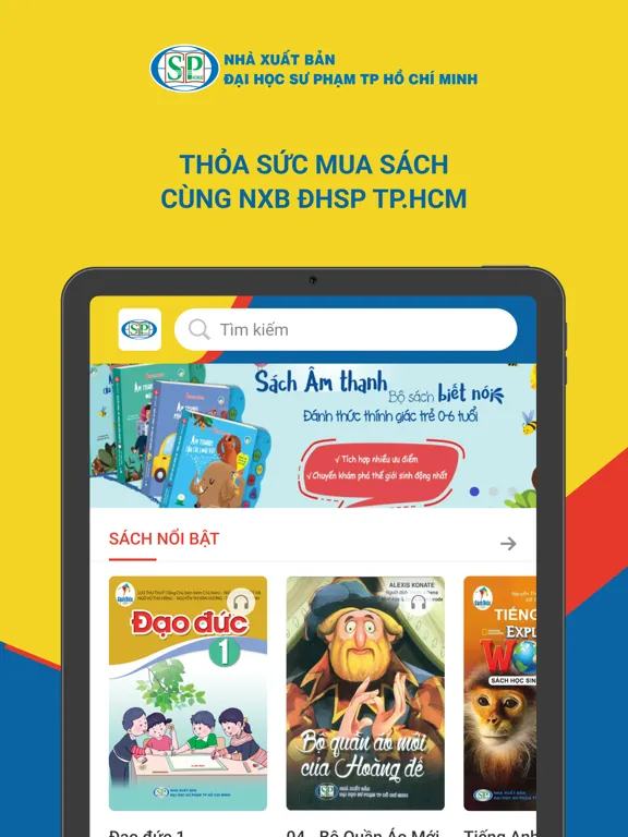 NXB Đại học Sư Phạm TP.HCM iPad  Screenshots