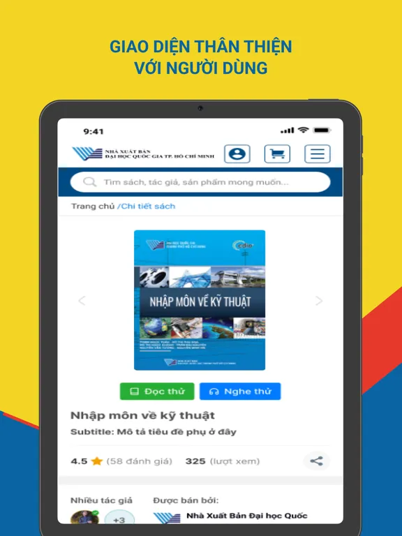 NXB Đại học Sư Phạm TP.HCM iPad  Screenshots