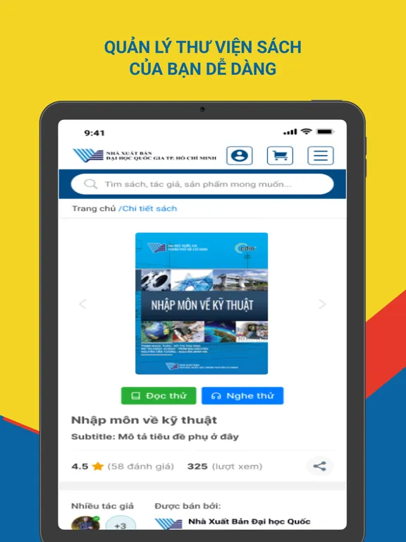 NXB Đại học Sư Phạm TP.HCM iPad  Screenshots