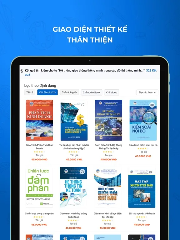 Zrzuty ekranu NXB Đại Học Kinh Tế Quốc Dân iPad 