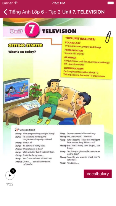 Tiếng Anh Lớp 6 - Tập 2 Screenshots