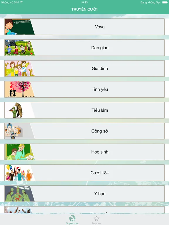 Truyện Cười Tuyển Chọn iPad  স্ক্রিনশট