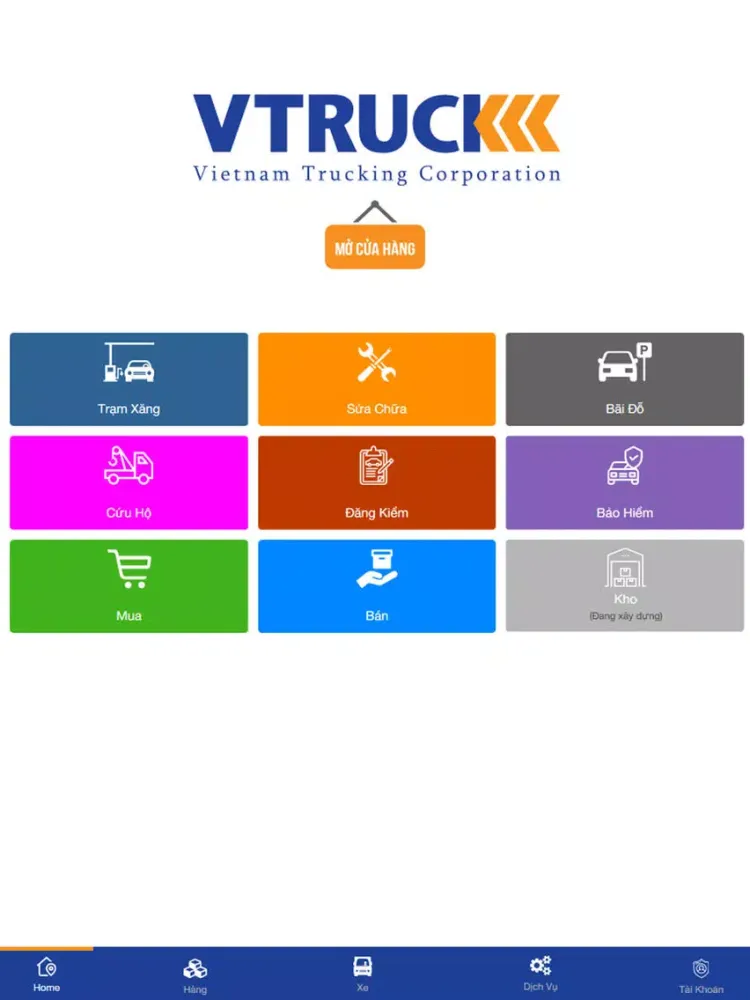 vietnamtrucking.vn iPad  スクリーンショット