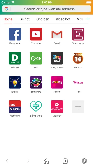 SFive Browser Ekran Görüntüleri