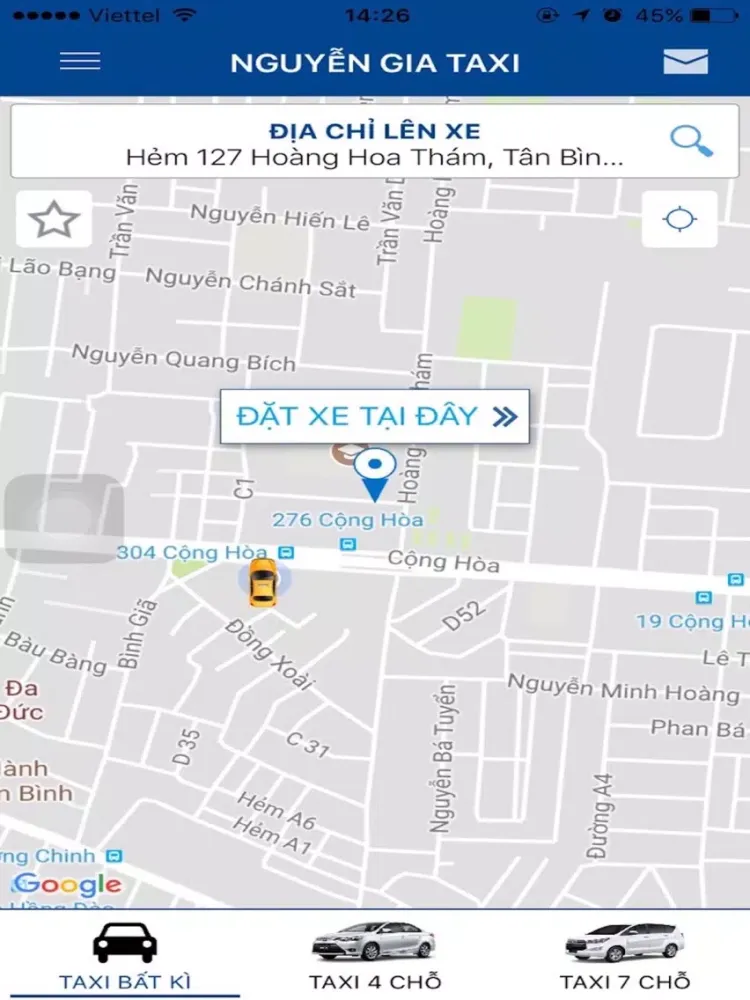 Taxi Nguyễn Gia iPad  Ekran Görüntüleri